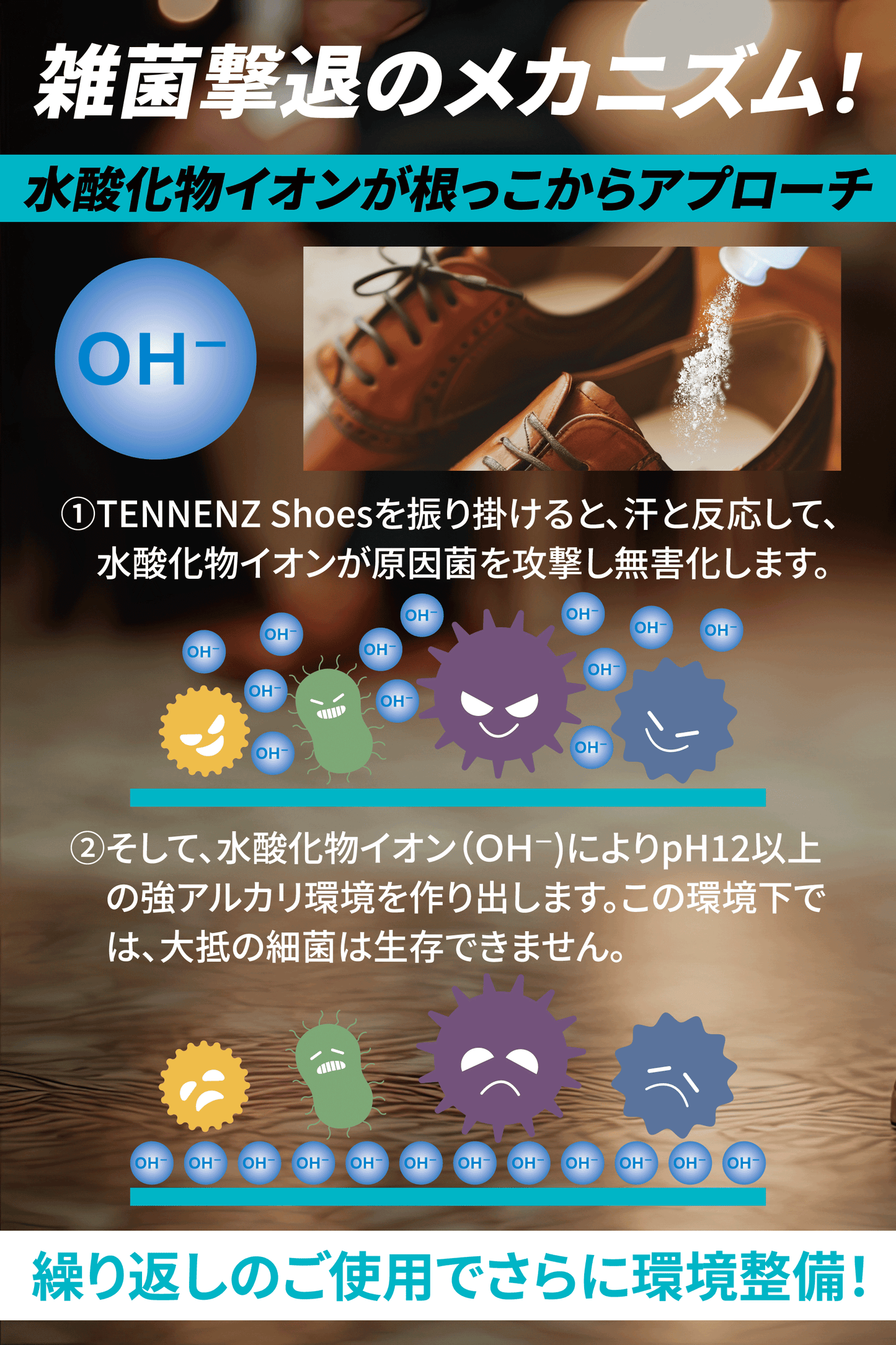 TENNENZ除菌消臭パウダーShoes